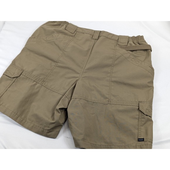 511 Tactical Taclite Pro Cargo Shorts Mens 40x9 Khaki Ripstop Outdoor Hiking - Picture 7 of 11